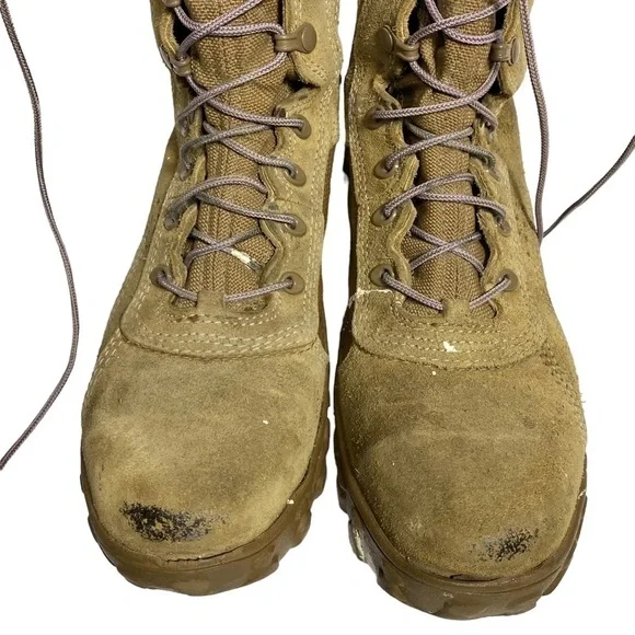 Rocky Boots Steel Toe COYOTE; Military Boots 6.5 M